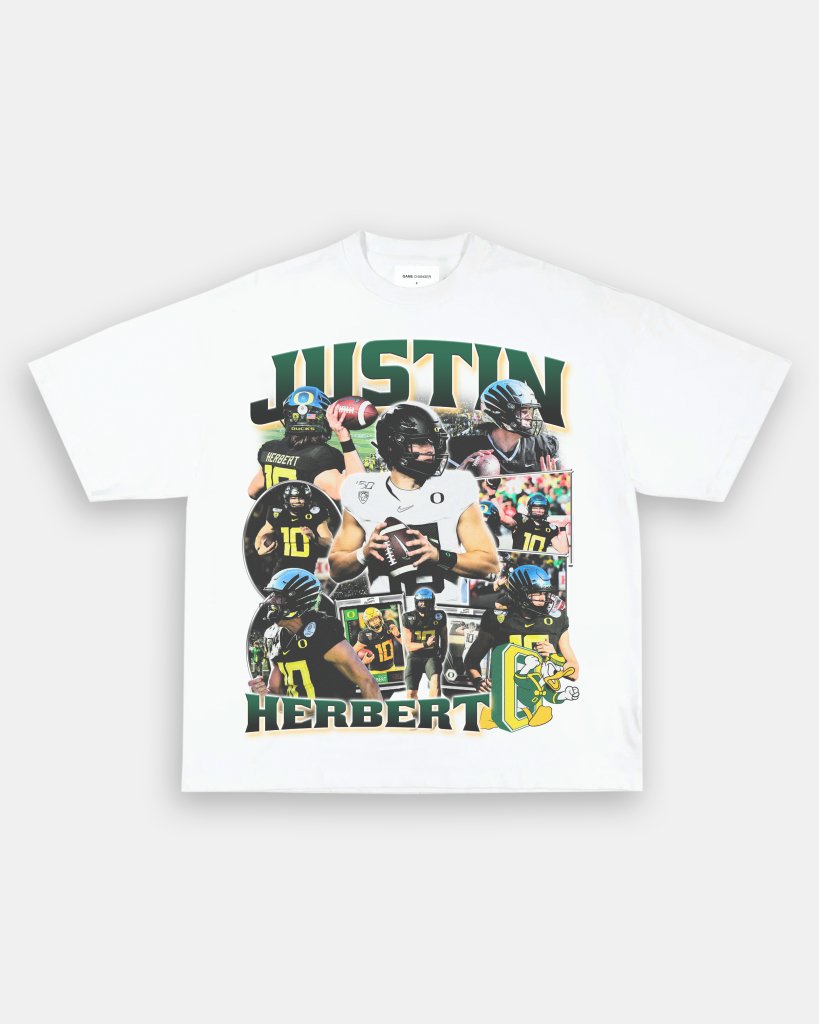 JUSTIN HERBERT - OREGON TEE - VIP - GAME CHANGERS TEE