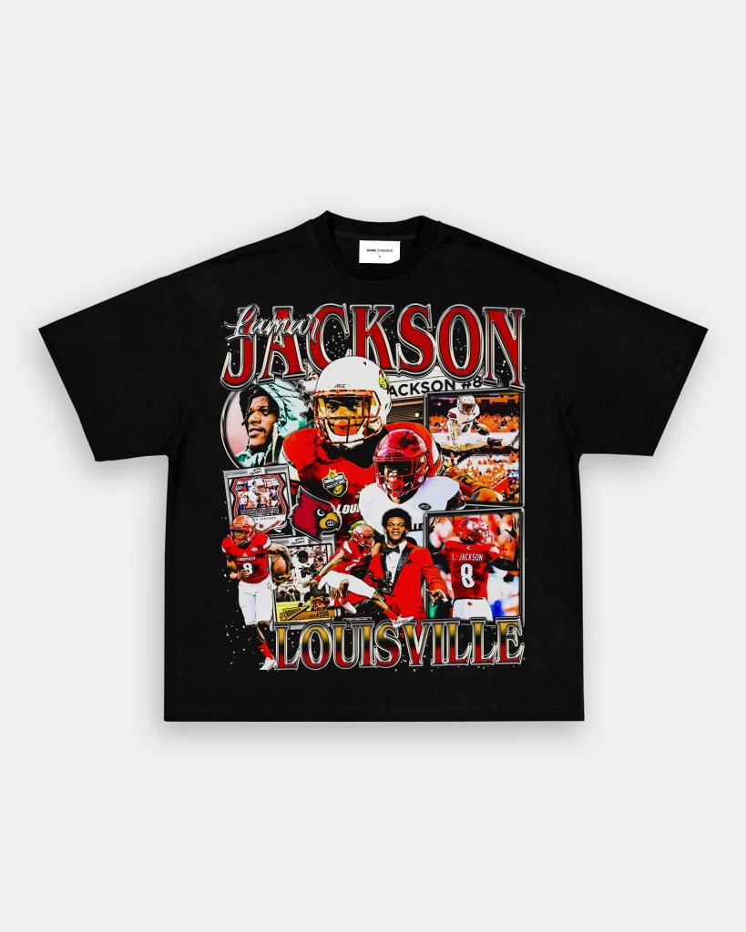 LAMAR JACKSON - LOUISVILLE TEE - VIP - GAME CHANGERS TEE