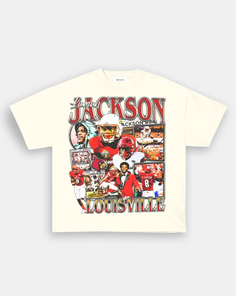 LAMAR JACKSON - LOUISVILLE TEE - VIP - GAME CHANGERS TEE