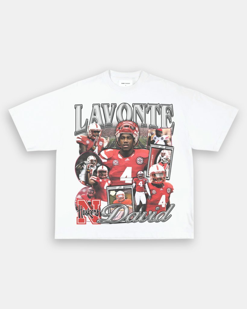 LAVONTE DAVID - NEBRASKA TEE - VIP - GAME CHANGERS TEE