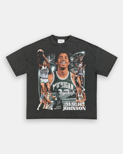 MAGIC JOHNSON - MICHIGAN TEE - GAME CHANGERS