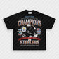 PITTSBURGH STEELERS TEE - VIP - GAME CHANGERS GRAPHIC TEE