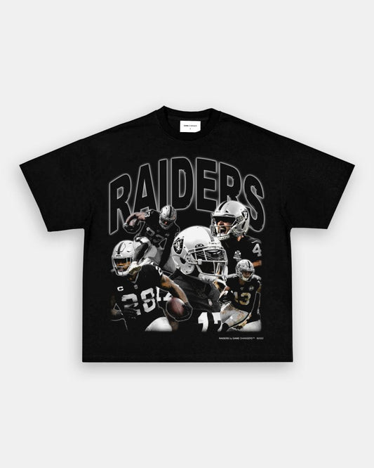 RAIDERS VINTAGE TEE (CUSTOM ORDER WITH BACK) - [DS] - VIP - GAME CHANGERS TEE