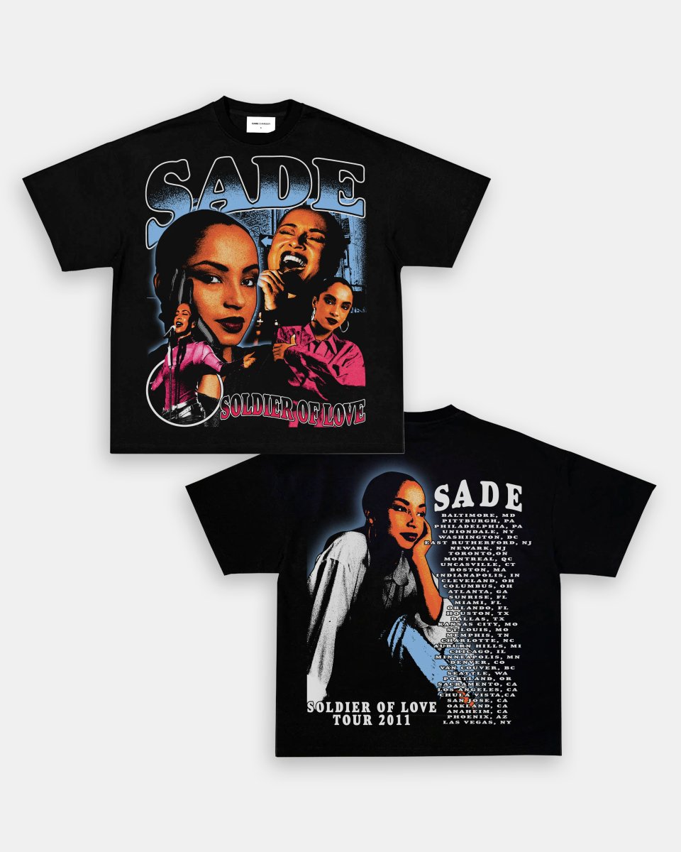 SADE Tシャツ カラフルデザイン SADE Tシャツ カラフルデザイン