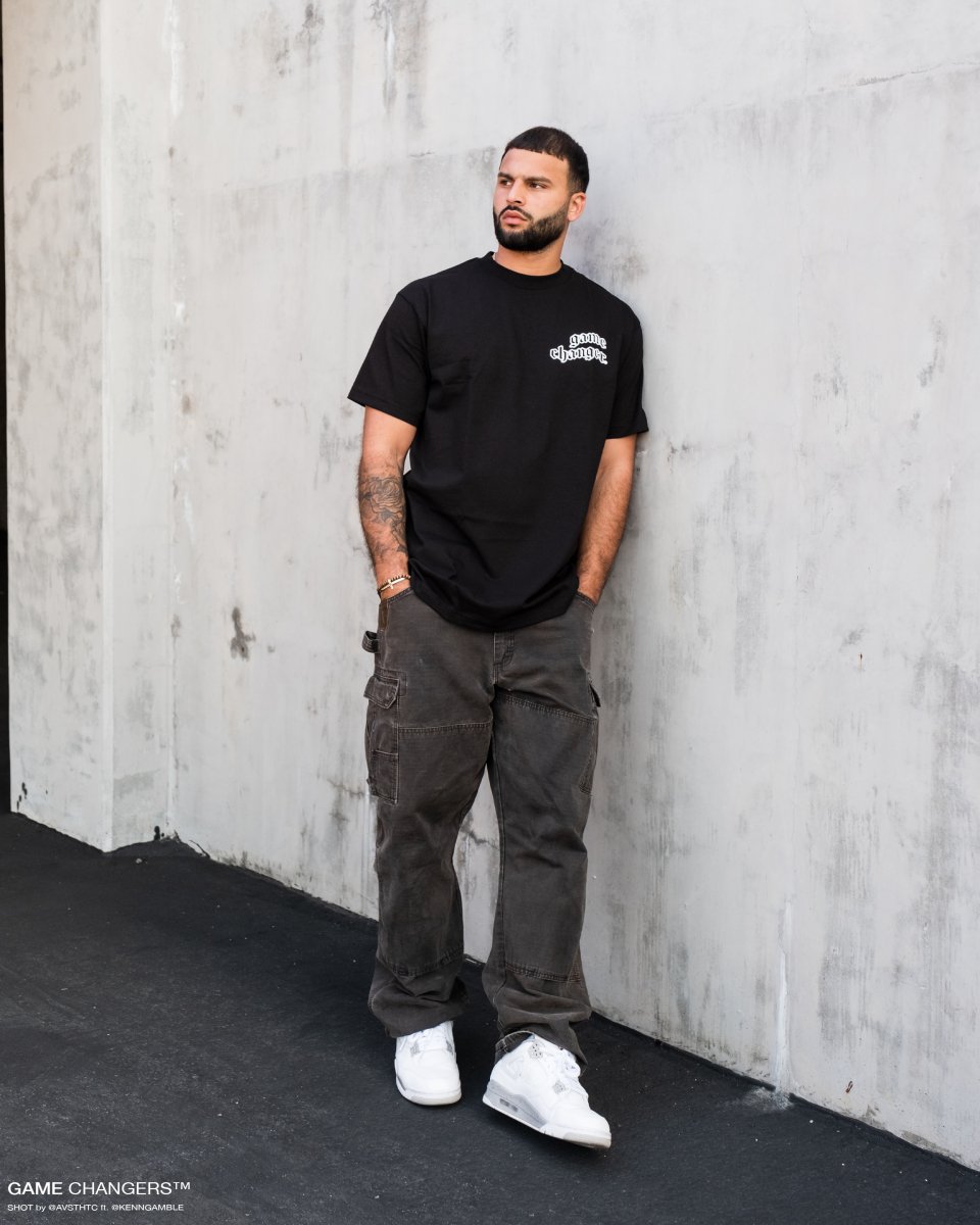 SCRIPT LOGO TEE V2 - (6oz HEAVYWEIGHT TEE) - GAME CHANGERS