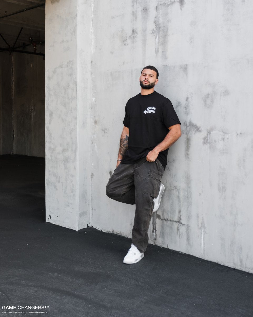 SCRIPT LOGO TEE V2 - (6oz HEAVYWEIGHT TEE) - GAME CHANGERS