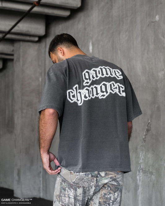 SCRIPT LOGO TEE V2 - (7.5oz MAX HEAVYWEIGHT TEE) - GAME CHANGERS