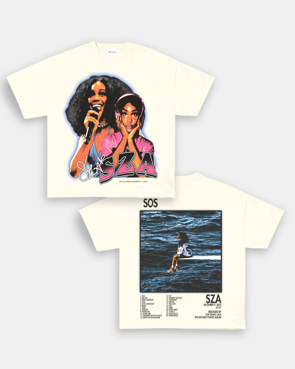 SZA SOS TEE - [DS] - GAME CHANGERS