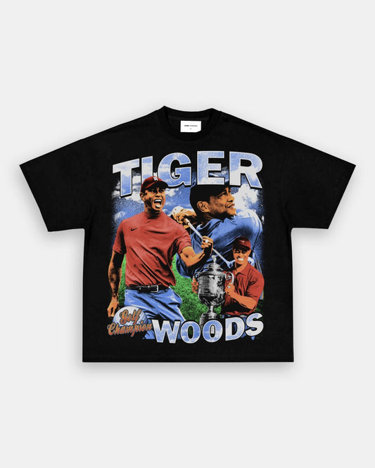 TIGER WOODS TEE - [FRONT PRINT ONLY] - GAME CHANGERS