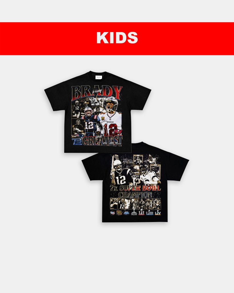 TOM BRADY - KIDS TEE [DS] - VIP - GAME CHANGERS TEE