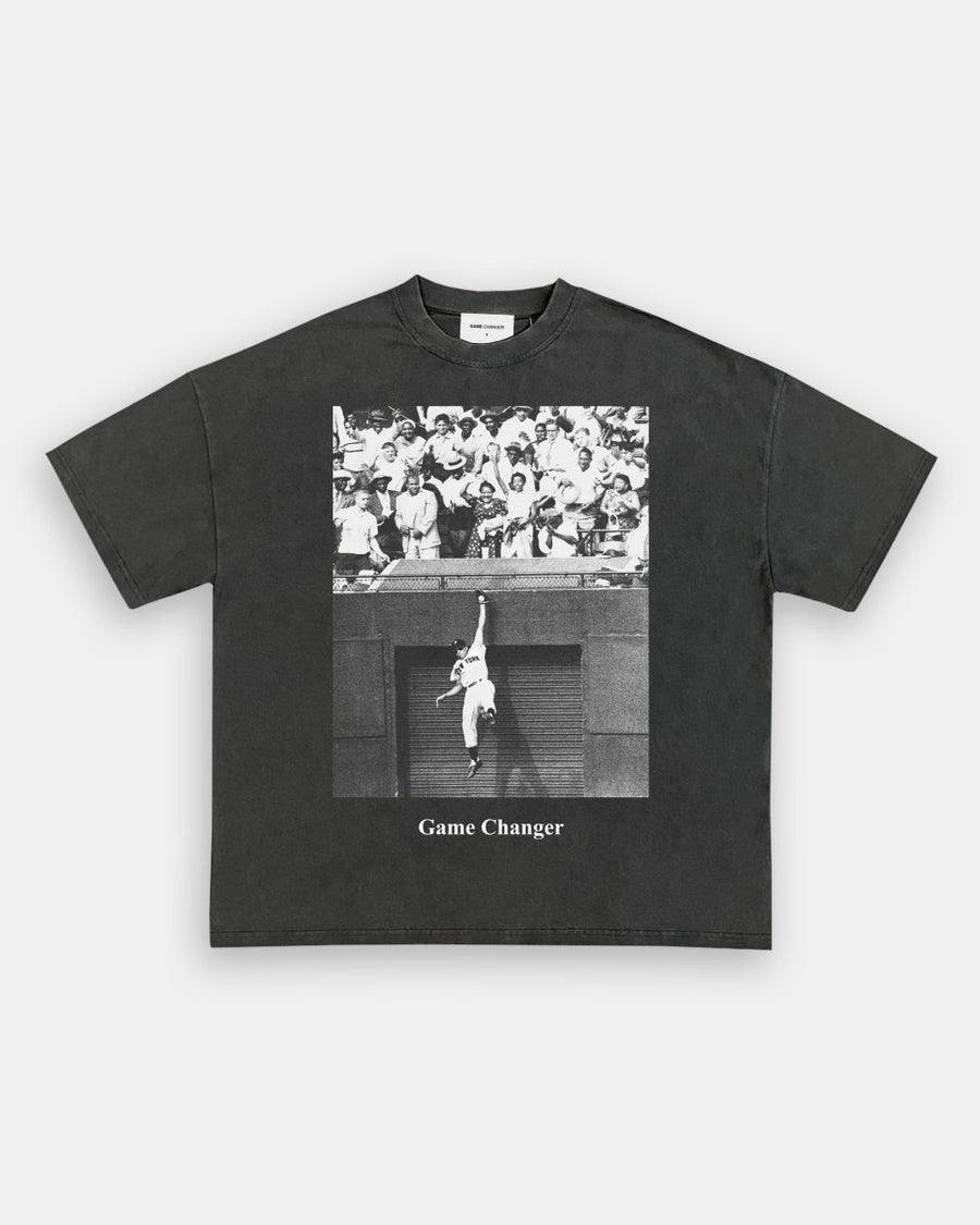 WILLIE MAYS - LEAPING CATCH TEE - GAME CHANGERS