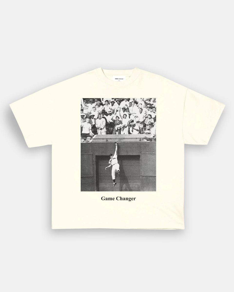 WILLIE MAYS - LEAPING CATCH TEE - GAME CHANGERS