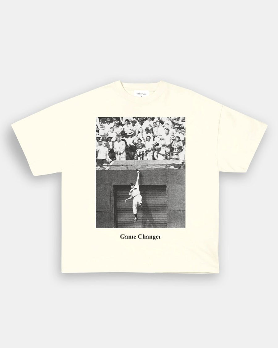 WILLIE MAYS - LEAPING CATCH TEE - GAME CHANGERS