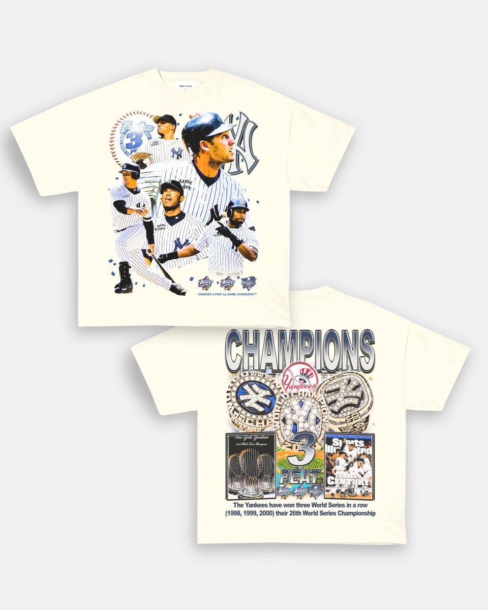記念グッズ Yankees YANKEES 3 PEAT TEE - [DS] – GAME CHANGERS
