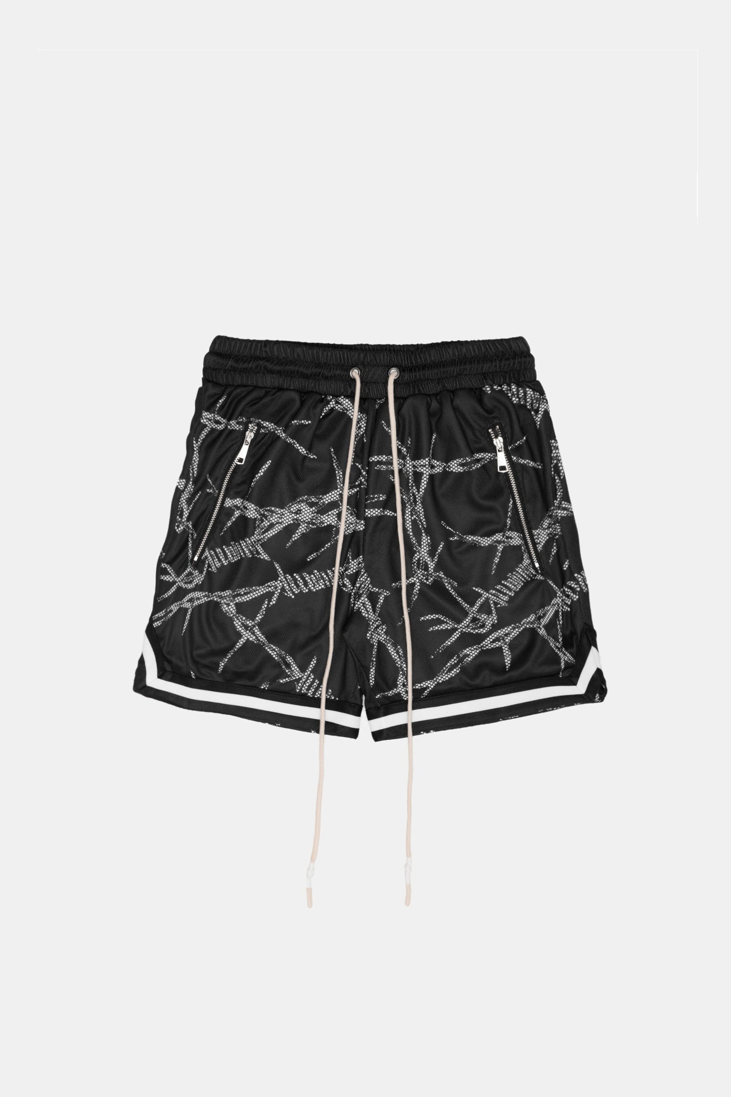 BARBED WIRE SHORTS (BLACK)