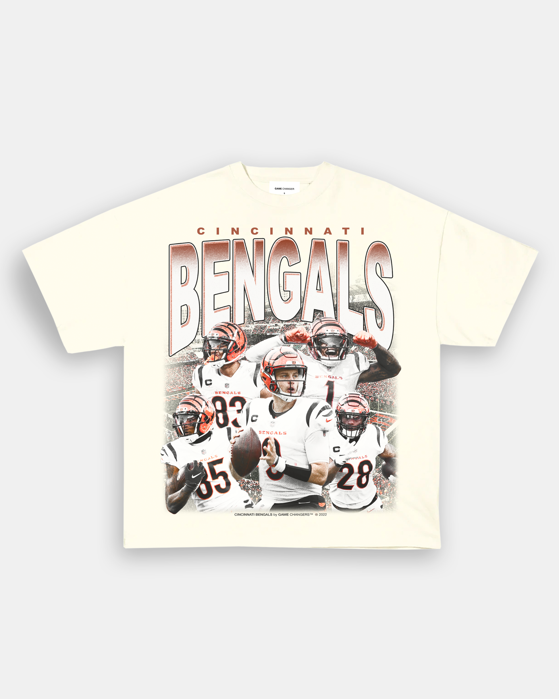 Vintage Cincinnati Bengals NFL Football T Shirt New With Tags 