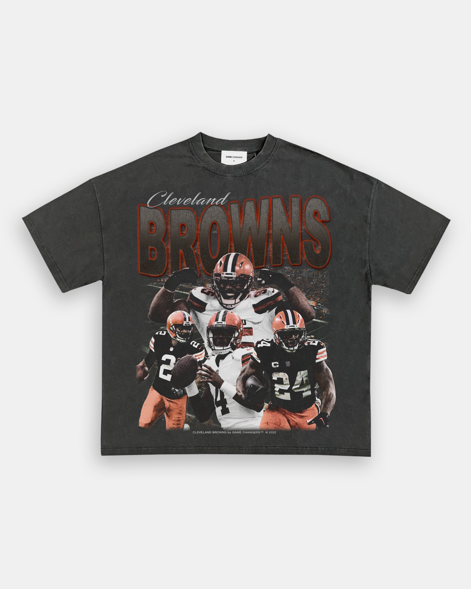 Vintage Cleveland Browns shirt, NFL brown graphic tee - AU Large