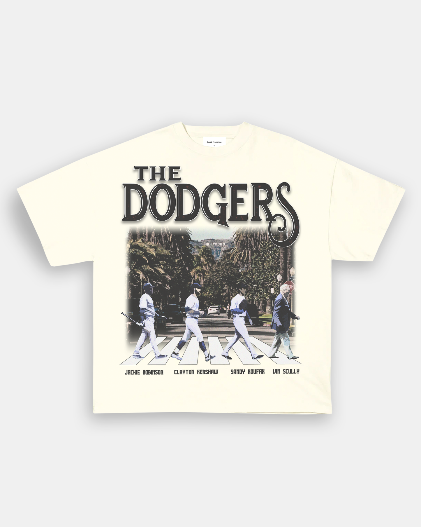 The Dodgers Abbey Road Signature T Shirt Short sleeve unisex T-shirt