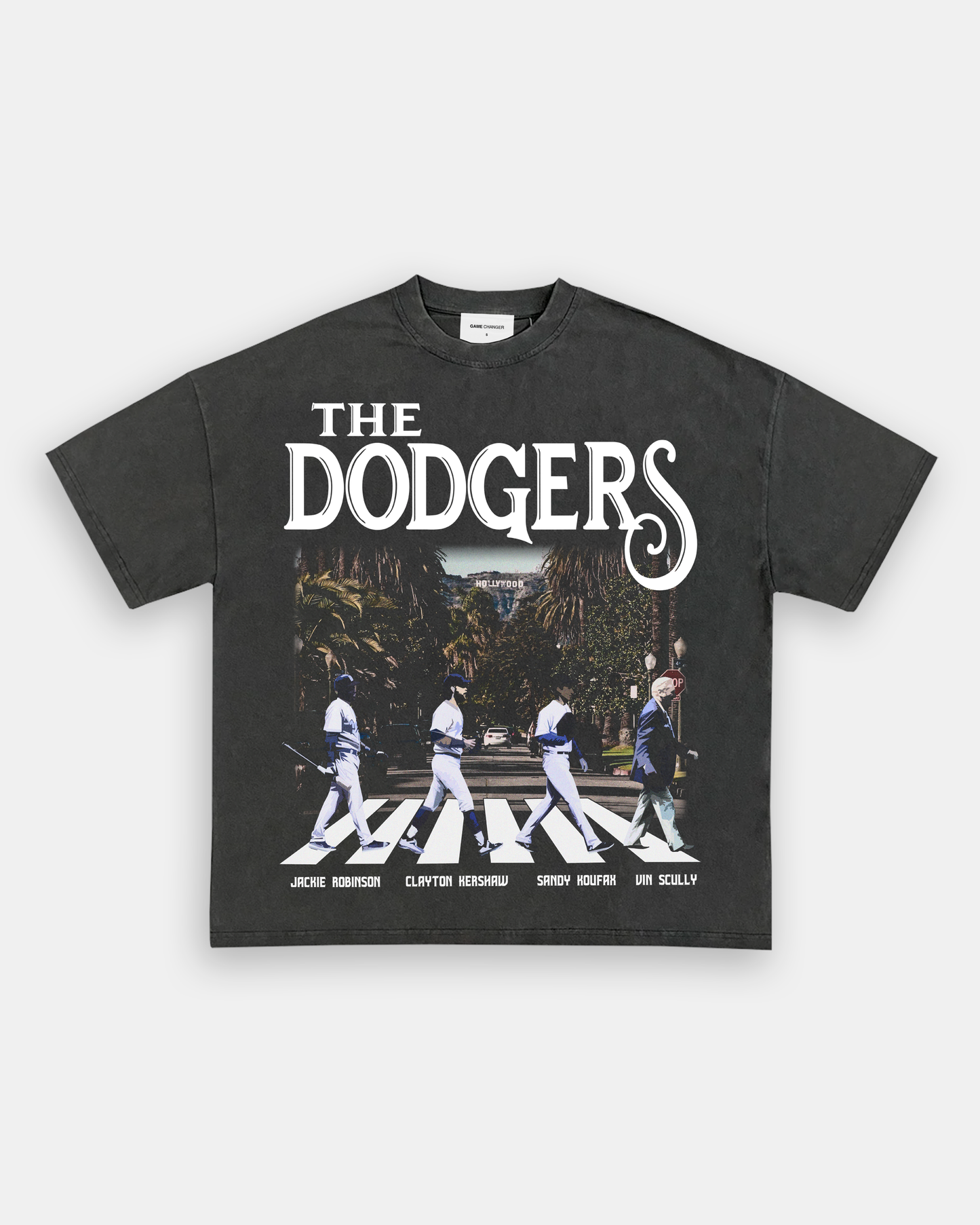 The Los Angeles Dodgers Baseball Abbey Road Signatures T-shirt