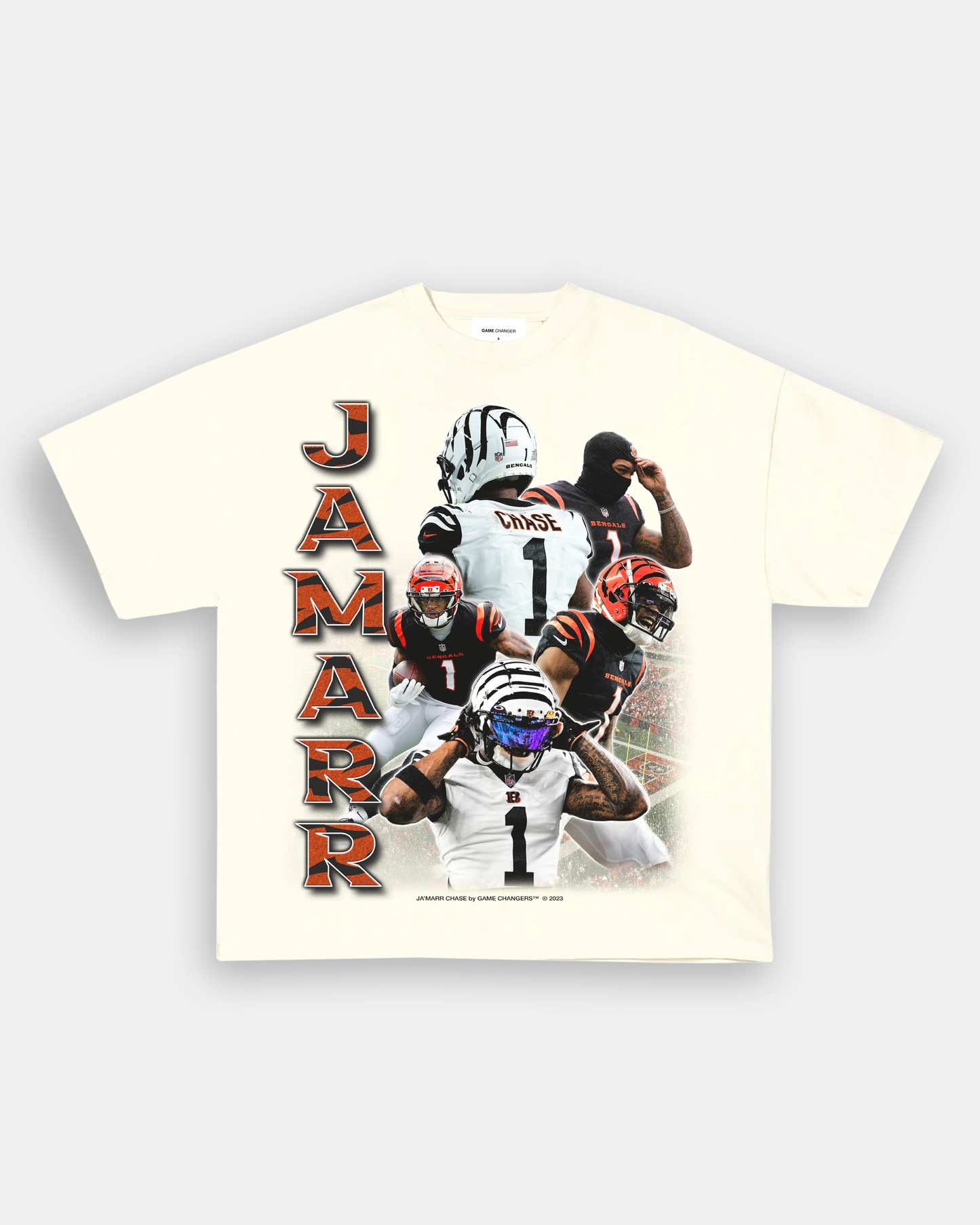 Ja'marr Chase PNG T Shirt Design Football Team Shirt 