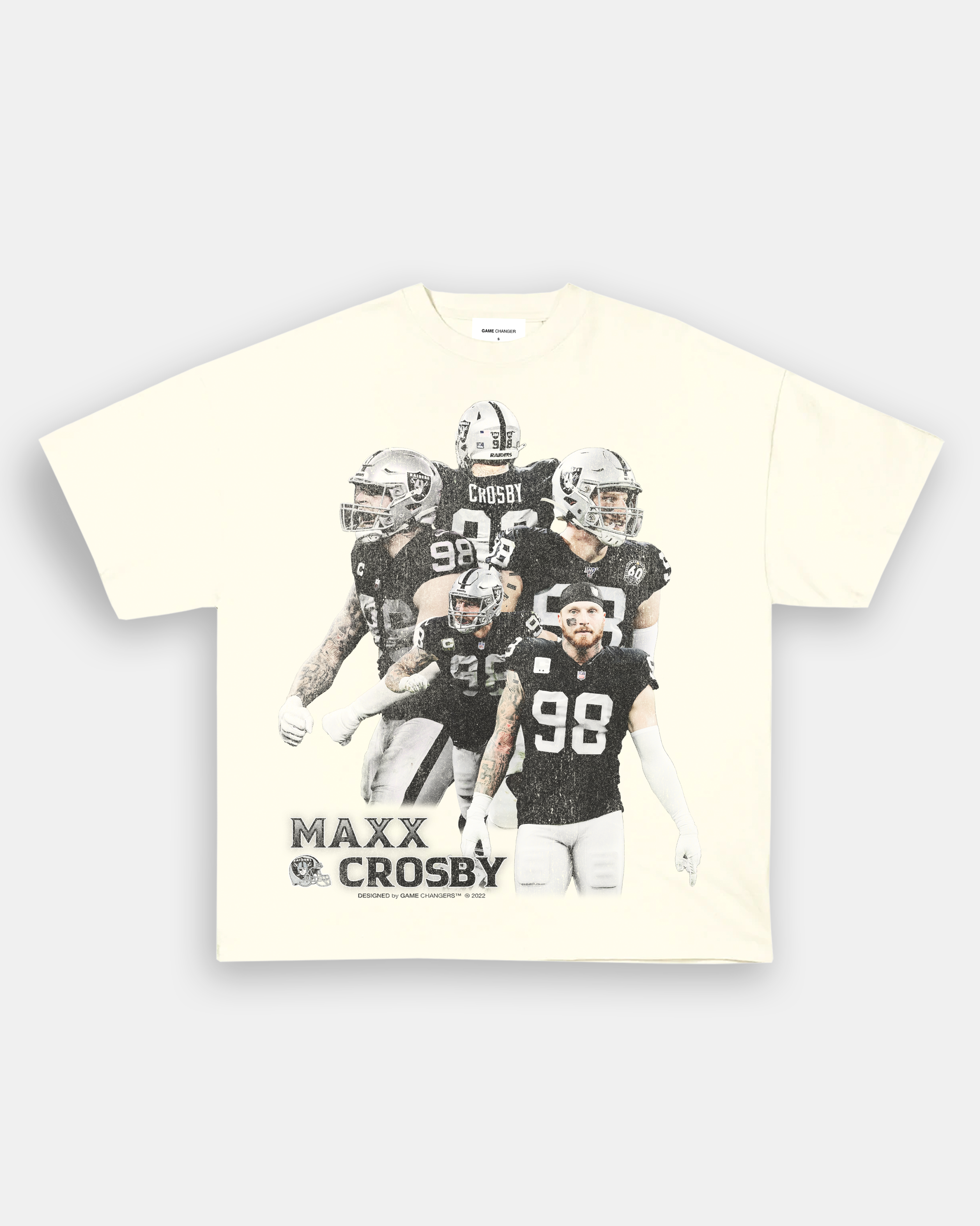 Vintage 90s Graphic Style Maxx Crosby T-shirt Maxx Crosby 