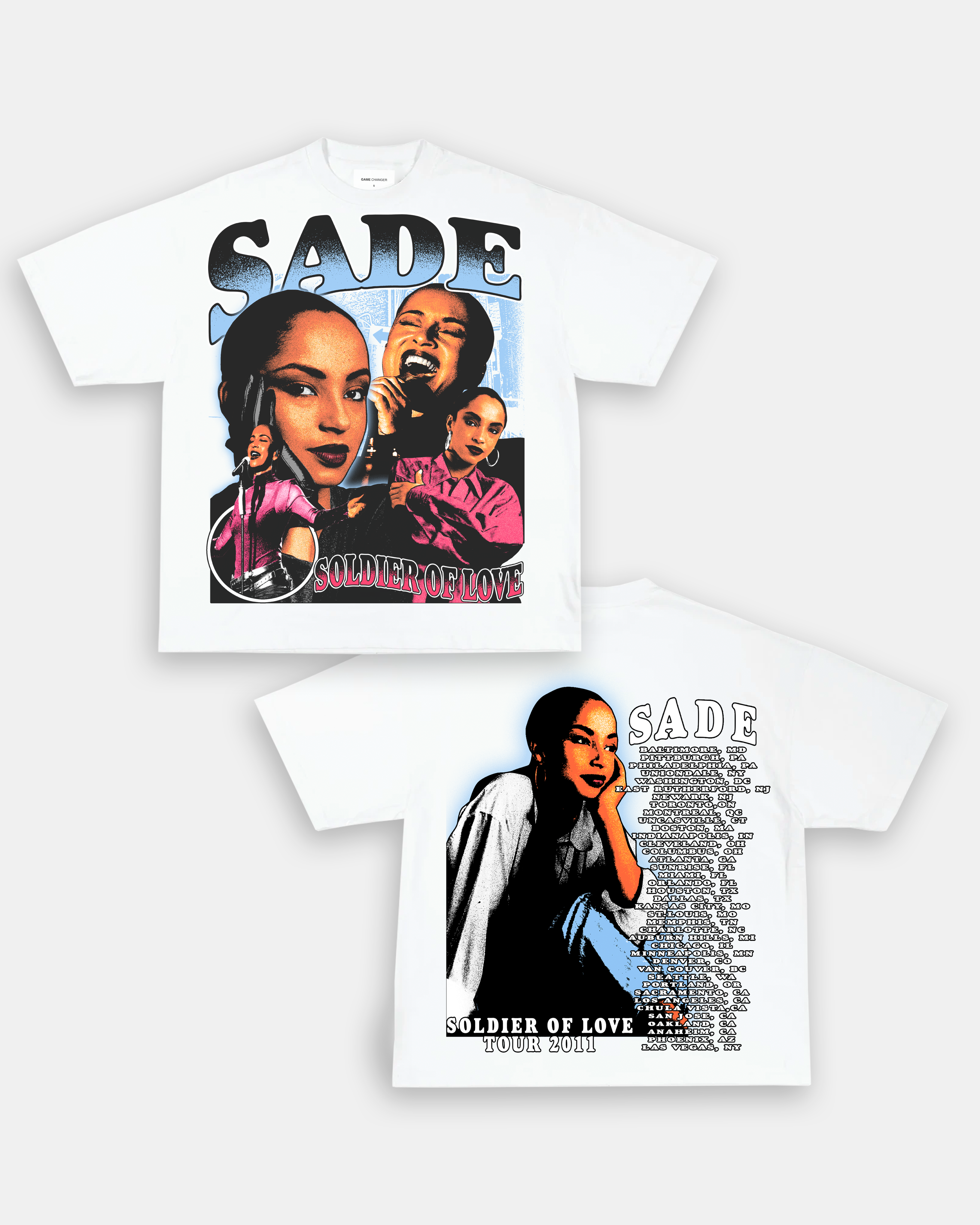 SADE TEE - [DS] – GAME CHANGERS