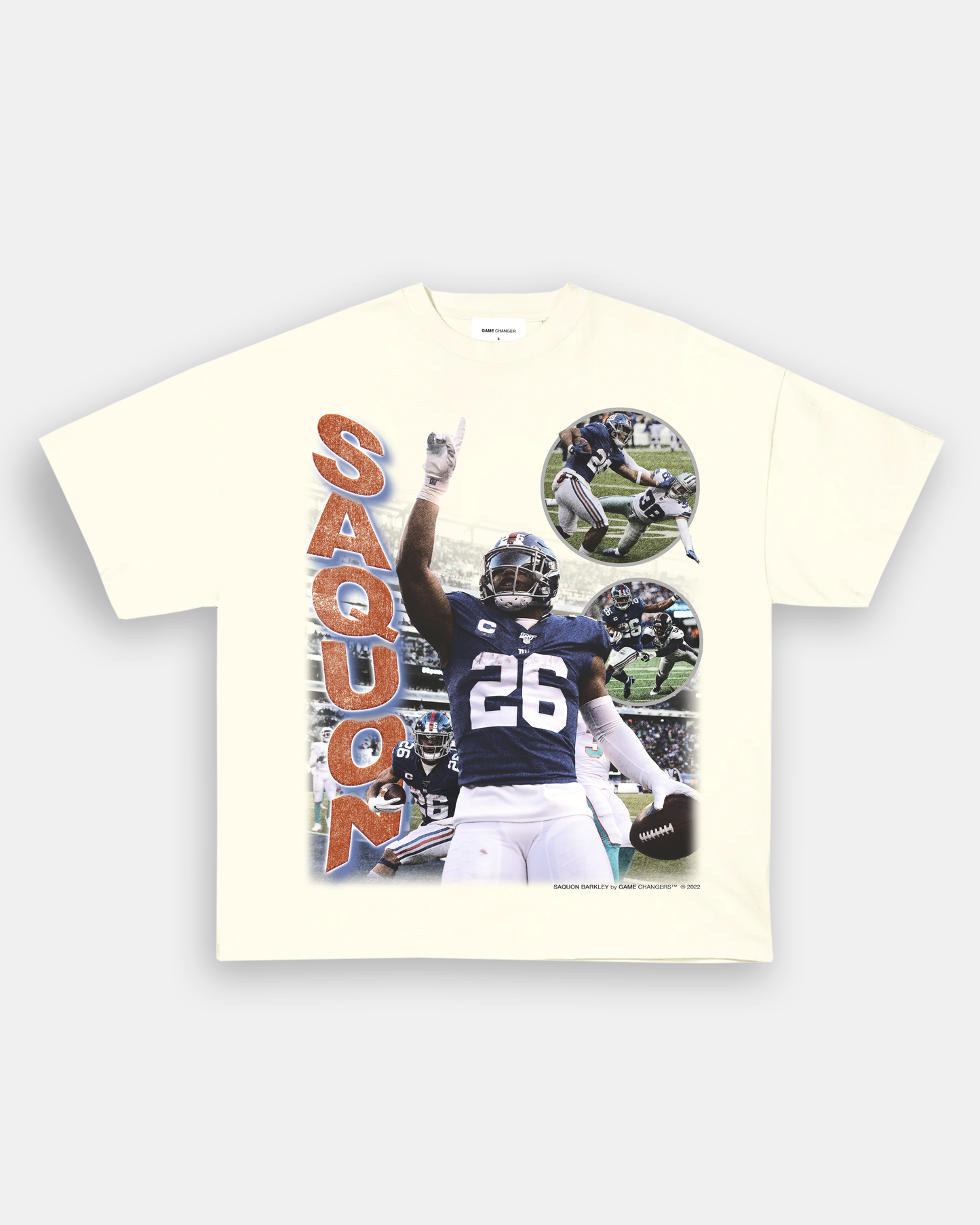 SAQUON BARKLEY TEE (FRONT PRINT ONLY)
