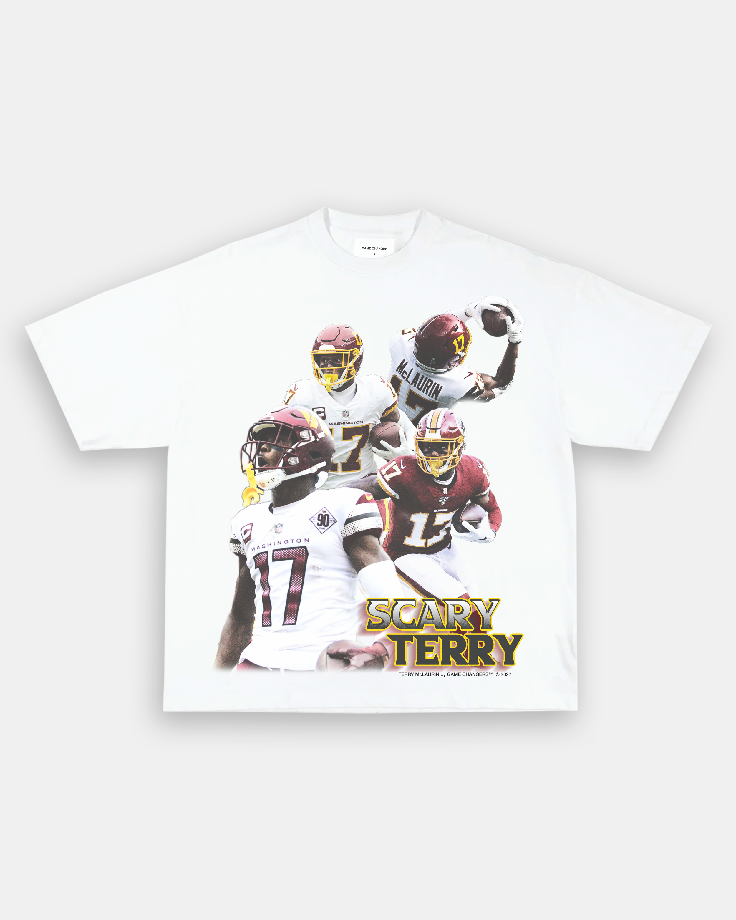 Official Game Changer Washington Redskins T Shirt White GameChanger -  AFCMerch