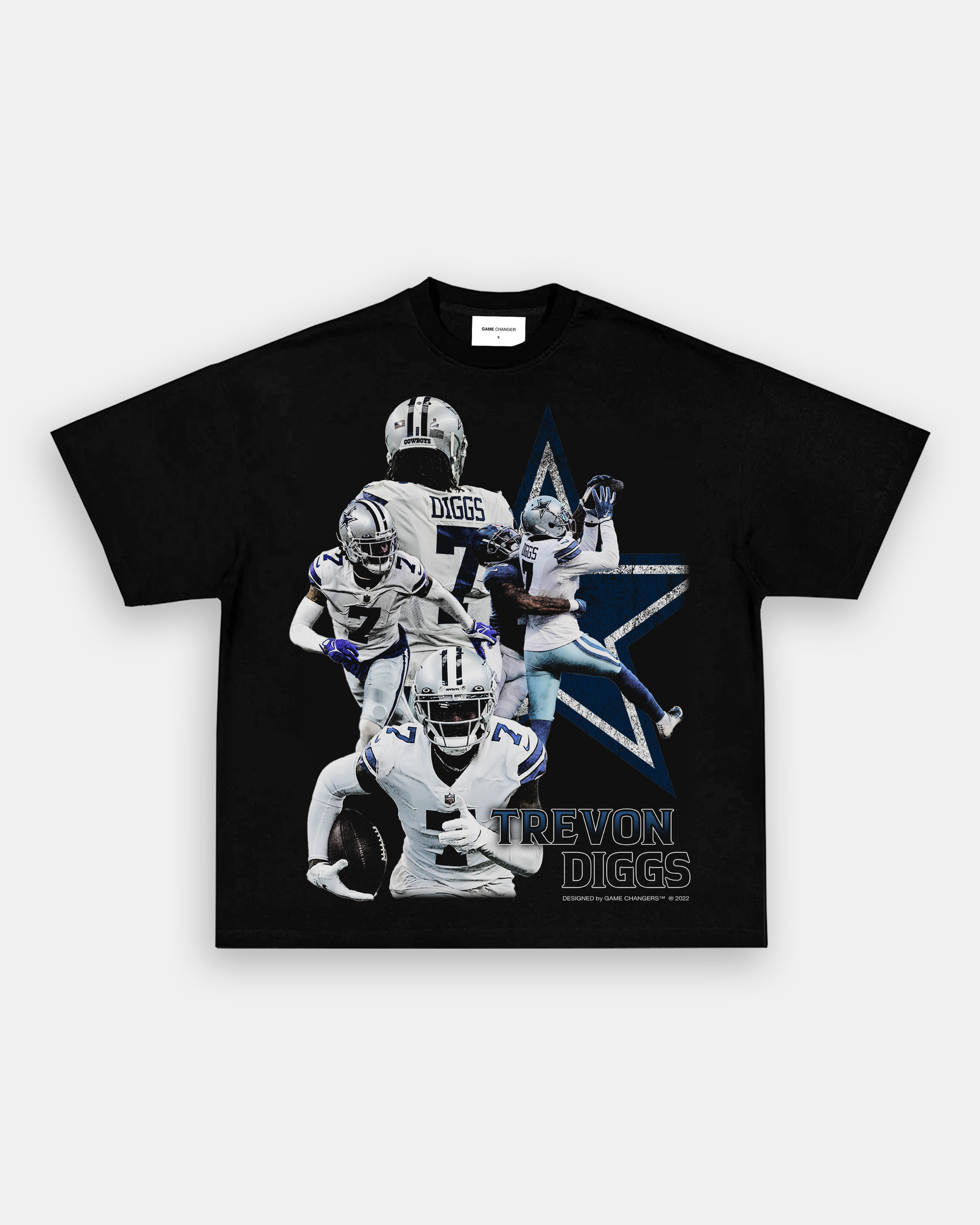 Vintage 90s Football Micah Parsons Trevon Diggs Bootleg Shirt